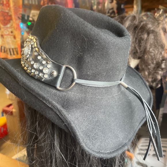 Vintage Montana West Cowboy Hat sz M main image 4